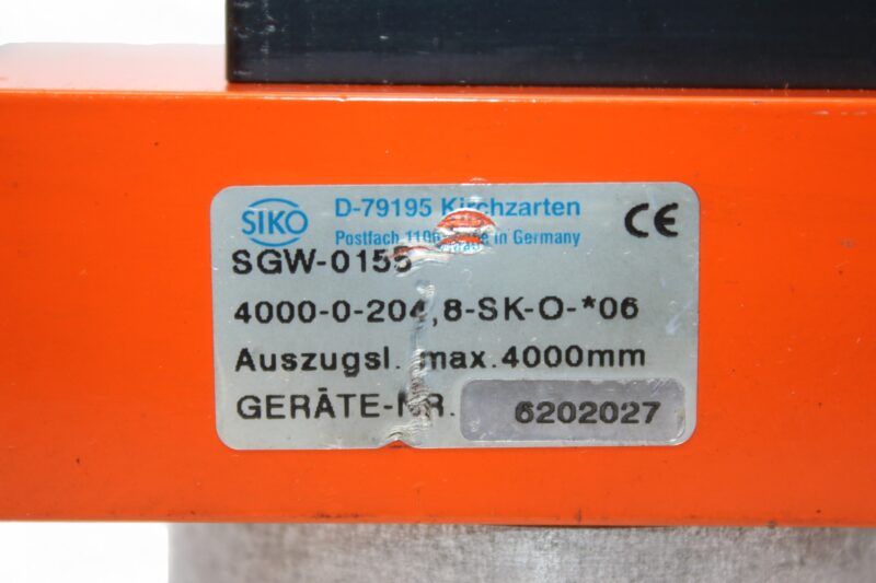 SIKO SGW-015S DRAW WIRE ENCODER 4000-0-204.8-SK-O-*06 - Image 2