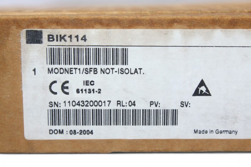 AEG BIK 114 I/O MODULE - Image 2