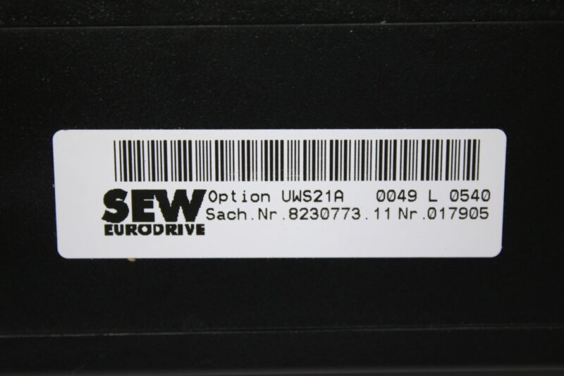 SEW UWS21A INTERFACE ADAPTER 08230773 - Image 2