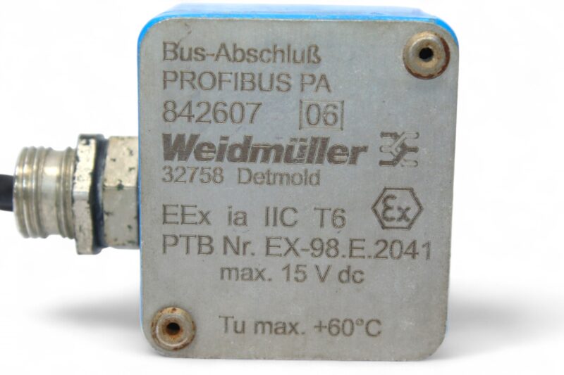 WEIDMULLER 842607 BUS TERMINATION PROFIBUS PA - Image 2