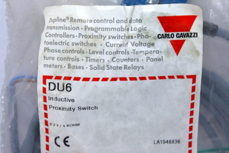 CARLO GAVAZZI DU6 Inductive Proximity Sensor - Image 2