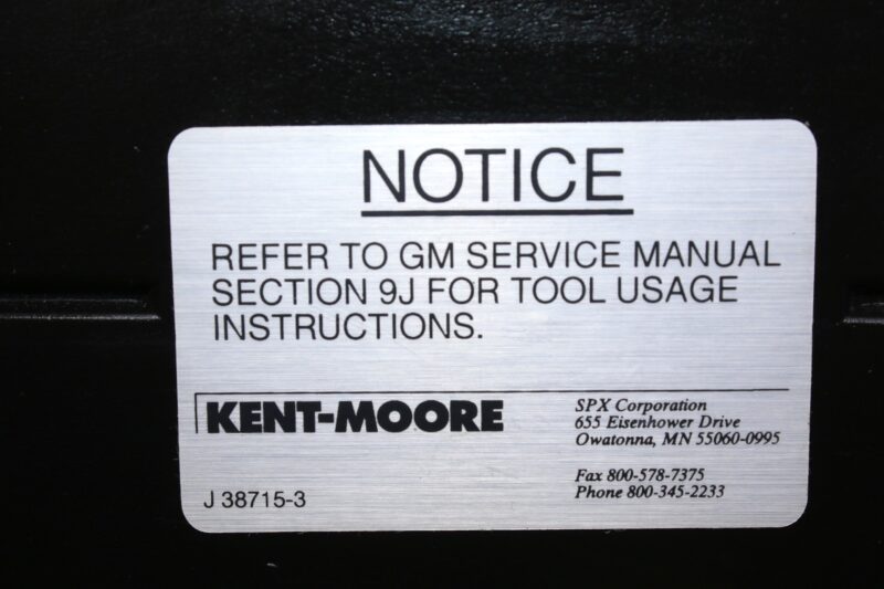 KENT MOORE J-38715-A DRIVER PASSENGER SIR LOAD TOOL - Image 3
