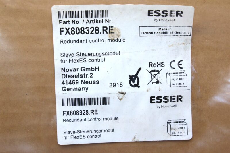ESSER FXE808328.RE REDUNDANT CONTROL MODULE - Image 8
