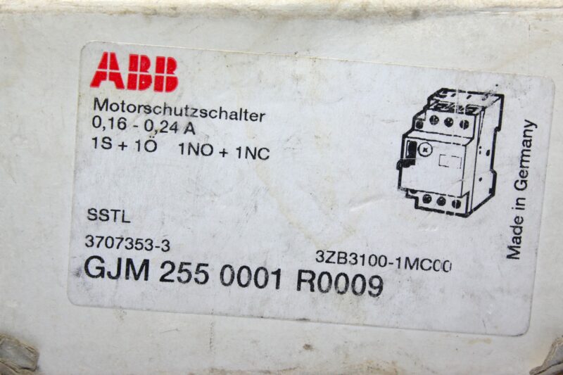 ABB M25-TM-0.24 MOTOR CIRCUIT BREAKER - Image 2