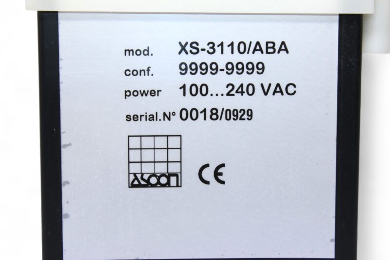 ASCON XS-3110/ABA DISPLAY CONTROLLER WITH DUAL RELAY AND ANALOGUE - Image 2