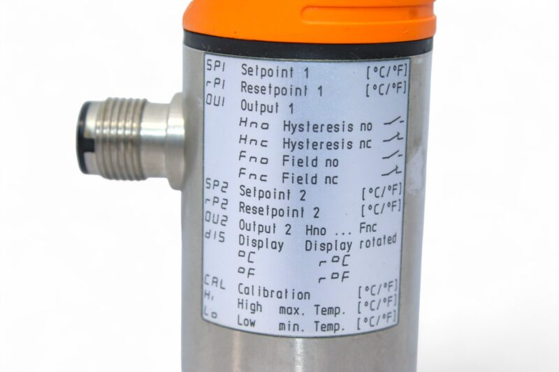 IFM TR7430 TEMPERATURE SENSOR TR-…KDBR12-QFPKG/US/……/V -40…150 °C - Image 3