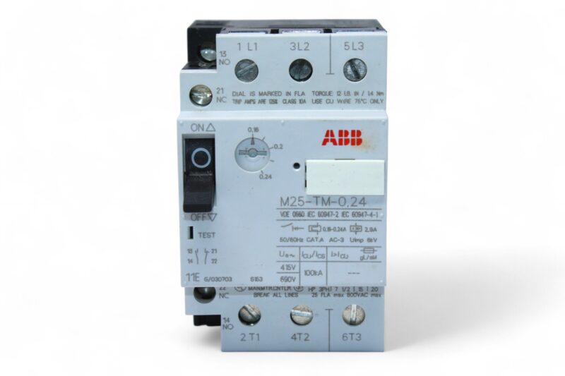 ABB M25-TM-0.24 MOTOR CIRCUIT BREAKER - Image 4
