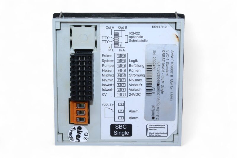 SBC electric system 010900018 SINGLE TEMPERATURE CONTROLS - Image 3