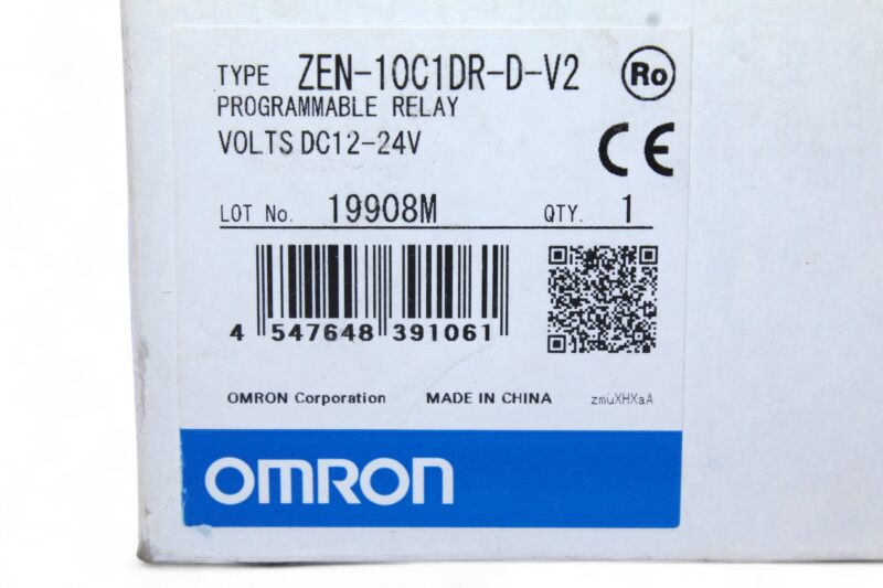 OMRON ZEN-10C1DR-D-V2 PROGRAMMABLE RELAY - Image 2