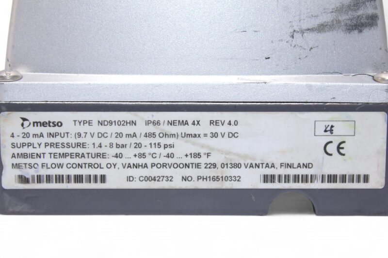 METSO ND9102HN VALVE POSITIONER - Image 2