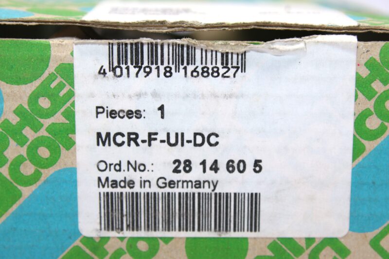 PHOENIX CONTACT MCR-F-UI-DC FREQUENCY MEASURING TRANSDUCER 2814605 - Image 7