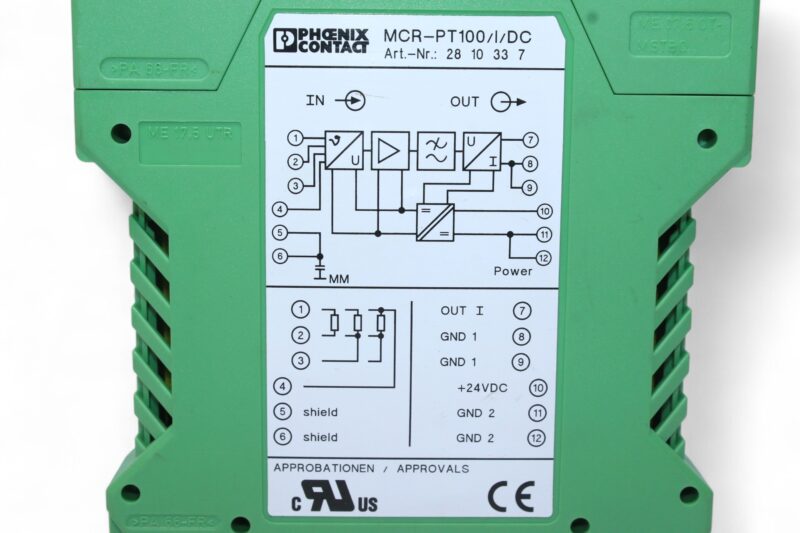 PHOENIX CONTACT MCR-PT100-I-DC RESISTANCE THERMOMETER 2810337 - Image 4