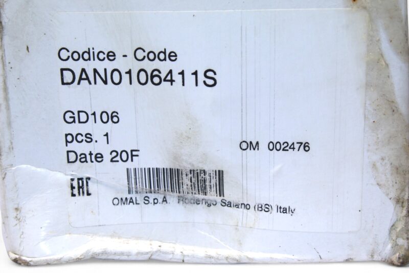 OMAL DAN0106411S PNEUMATIC ACTUATOR F05/F07 - Image 2