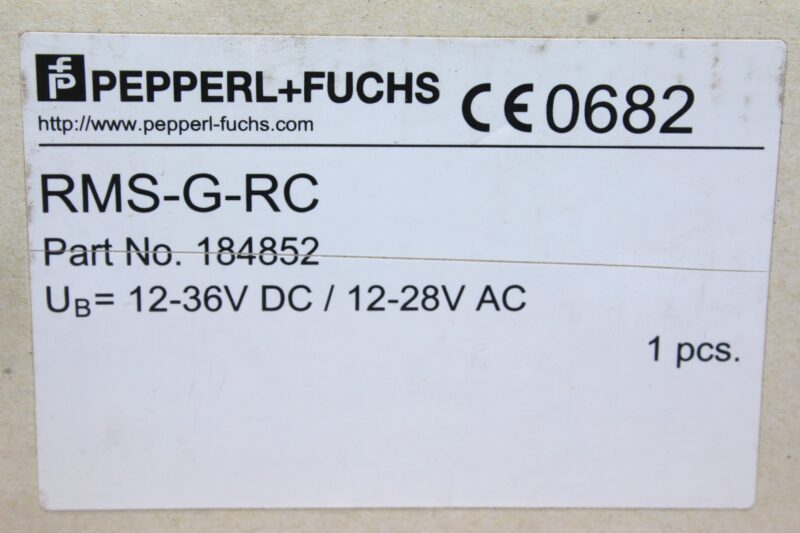PEPPERL+FUCHS RMS-G-RC RADAR SENSOR 184852 - Image 2