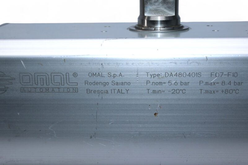 OMAL DA480401S PNEUMATIC ACTUATOR F07/F10 - Image 2