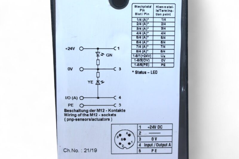 PHOENIX CONTACT SACB-8/ 8-L-SC SCO P DISTRIBUTOR BOX 1453025 - Image 3