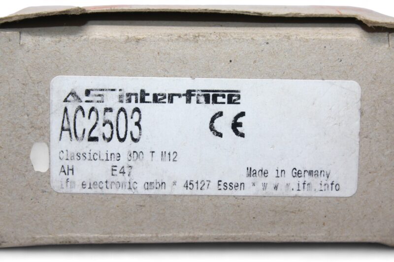 IFM AC2503 AS-INTERFACE CLASSICLINE MODULE - Image 2