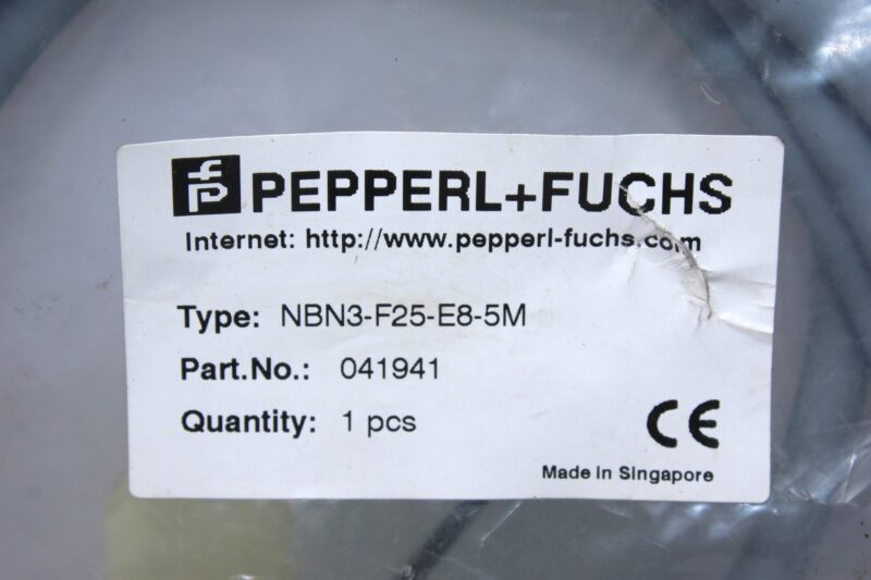 PEPPERL+FUCHS NBN3-F25-E8-5M INDUCTIVE SENSOR 419415 - Image 2