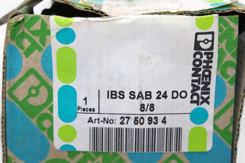 PHOENIX CONTACT IBS SAB 24 DO 8/8 DISTRIBUTED I/O DEVICE 2750934 - Image 2