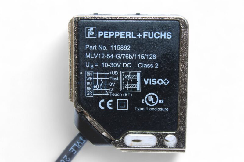 PEPPERL+FUCHS MLV12-54-G/76b/124/128 RETROREFLECTIVE SENSOR 115892 - Image 2