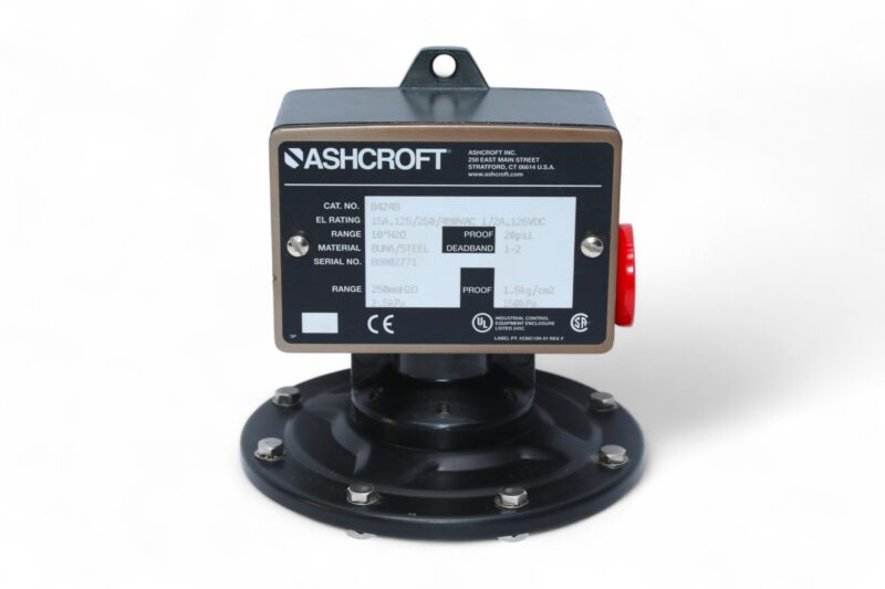 ASHCROFT B424B DIFFERENTIAL PRESSURE SWITCH 10"H2O - Image 4