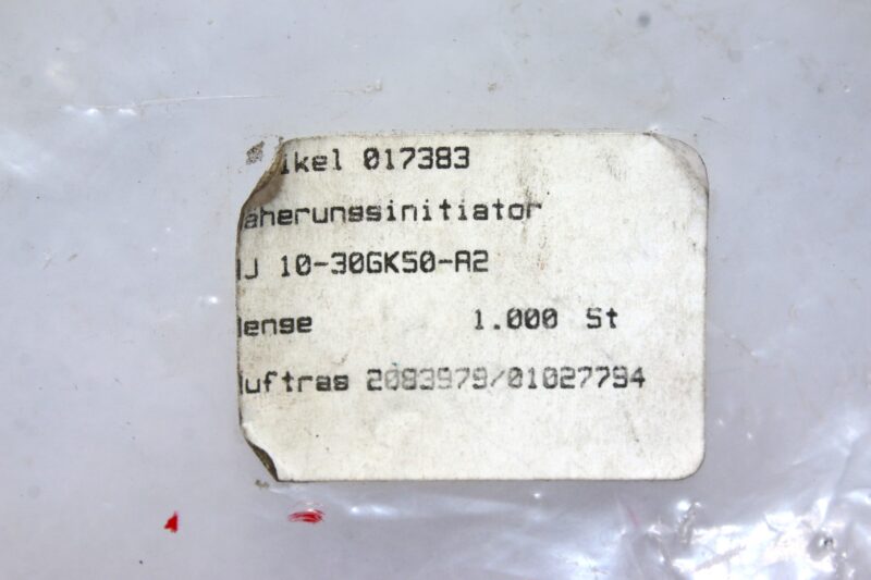 PEPPERL+FUCHS NJ10‑30GK50‑A2 Inductive Proximity Sensor 17383S - Image 2