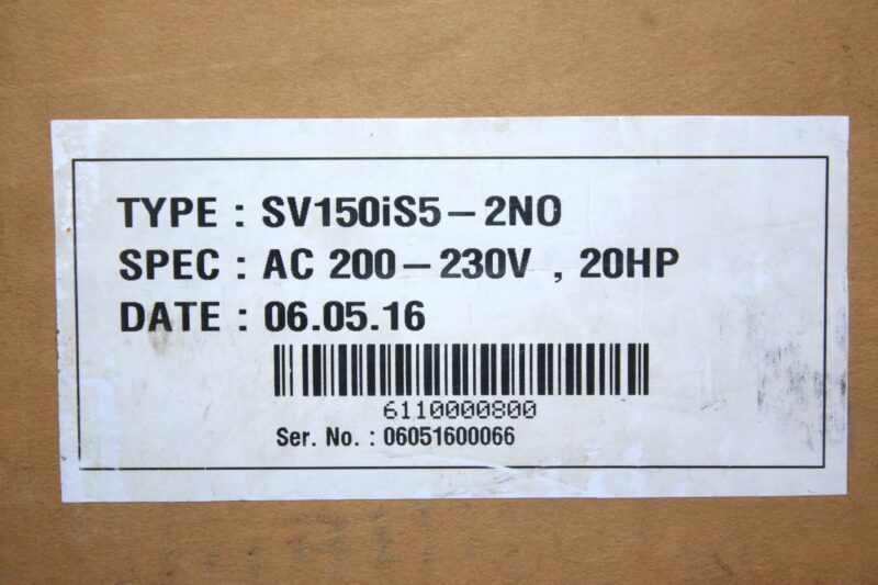 LS SV150IS5-2NO AC VARIABLE SPEED DRIVE 15KW/20HP - Image 2