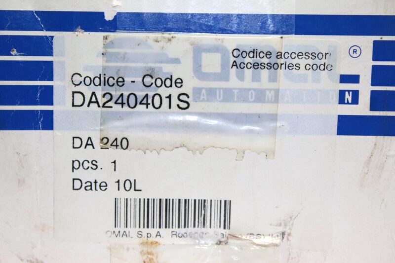 OMAL DA240 PNEUMATIC ACTUATOR DA240401S - Image 2