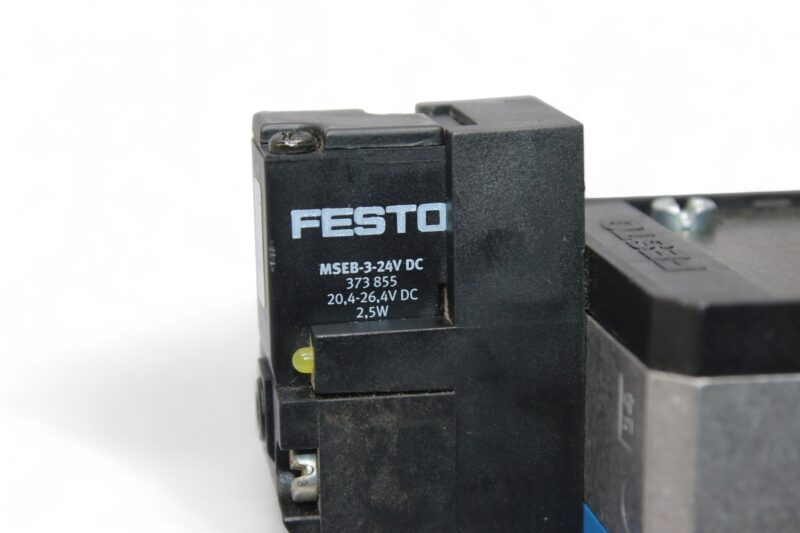 FESTO MEBH-5/2-D-3-ZSR-FR-C SOLENOID VALVE 184508 - Image 6