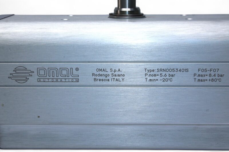OMAL SRN0053401S PNEUMATIC ACTUATOR F05/F07 - Image 2