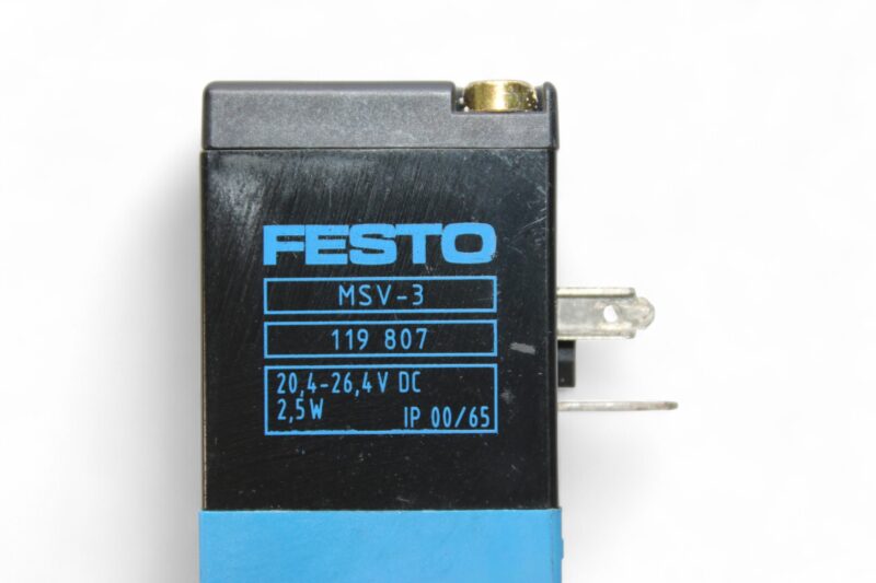 FESTO MVH-5/3G-3/8-B SOLENOID VALVE 14944 - Image 3