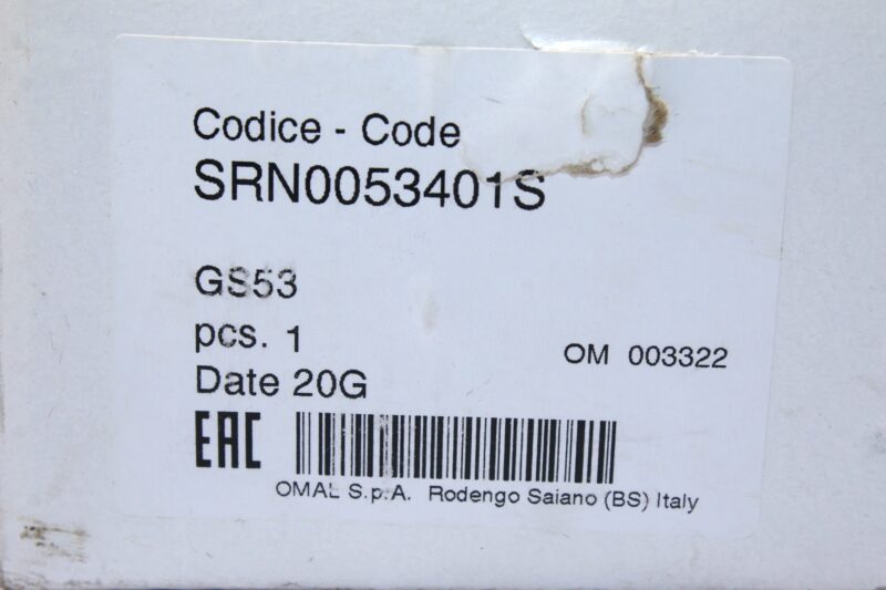 OMAL SRN0053401S PNEUMATIC ACTUATOR F05/F07 - Image 2