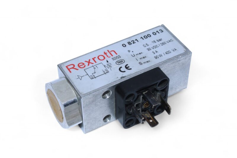 REXROTH 0 821 100 013 PRESSURE SWITCH (0.5…160 bar) - JA Jordan Anwar EST.