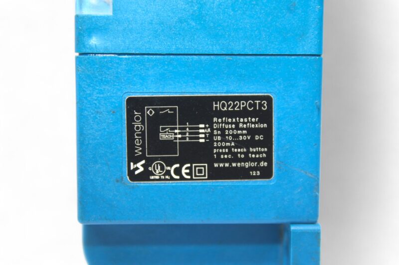 WENGLOR HQ22PCT3 REFLECTIVE SENSOR - Image 2