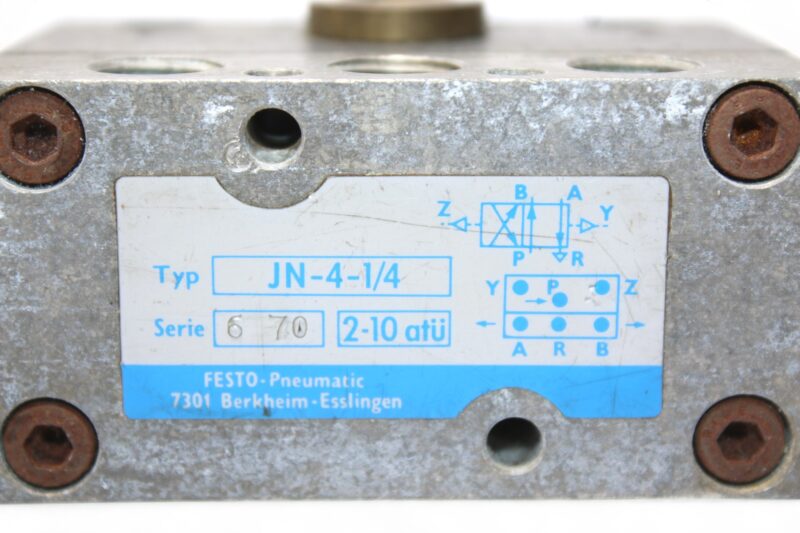 FESTO JN-4-1/4 PNEUMATIC VALVE - Image 2