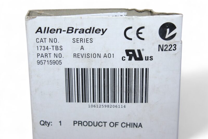 ALLEN-BRADLEY 1734-TBS POINT I/O WIRING BASE ASSEMBLY - Image 2