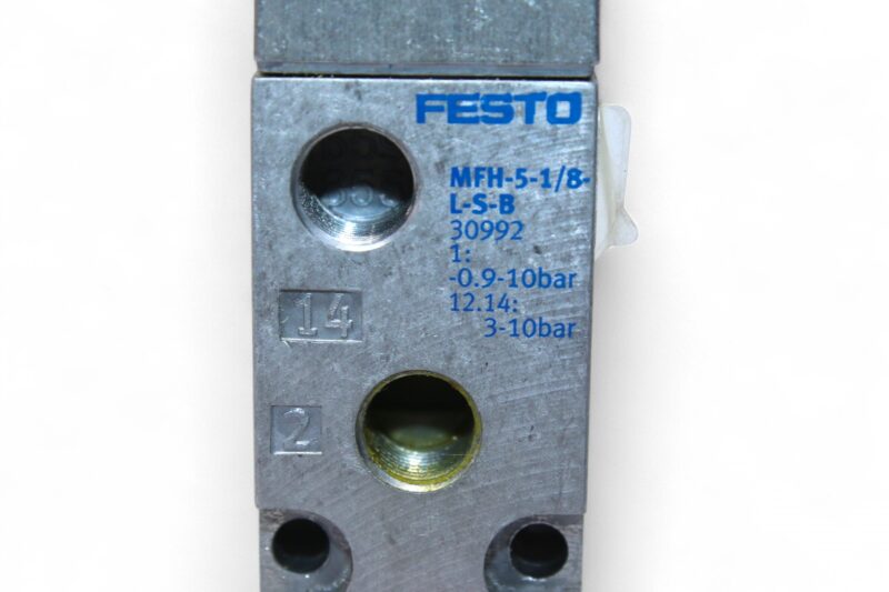 FESTO MFH-5-1/8-L-S-B SOLENOID VALVE 30992 - Image 3