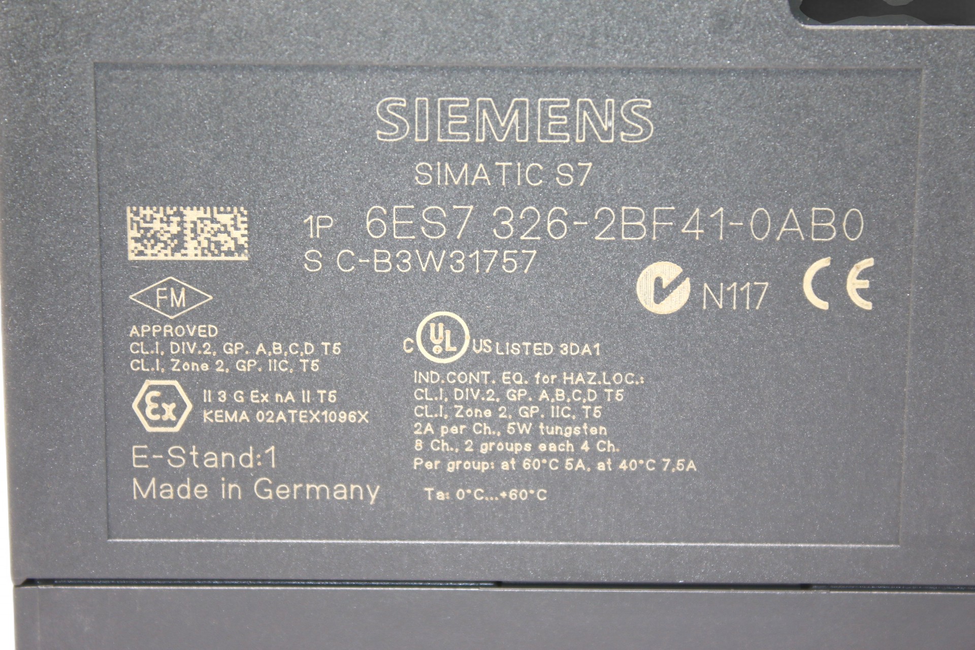 SIEMENS 6ES7 326-2BF41-0AB0 DIGITAL OUTPUT MODULE - Image 6