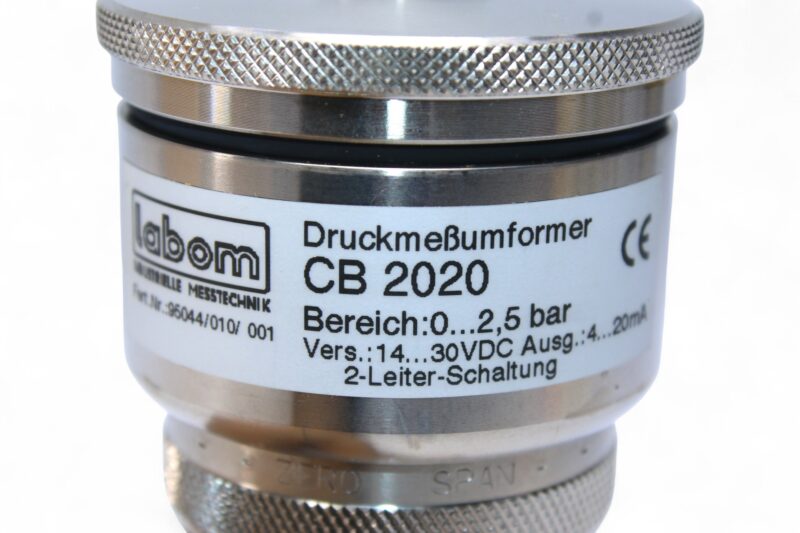 LABOM CB2020 PRESSURE TRANSMITTER (0...2.5 bar) - JA Jordan Anwar EST.
