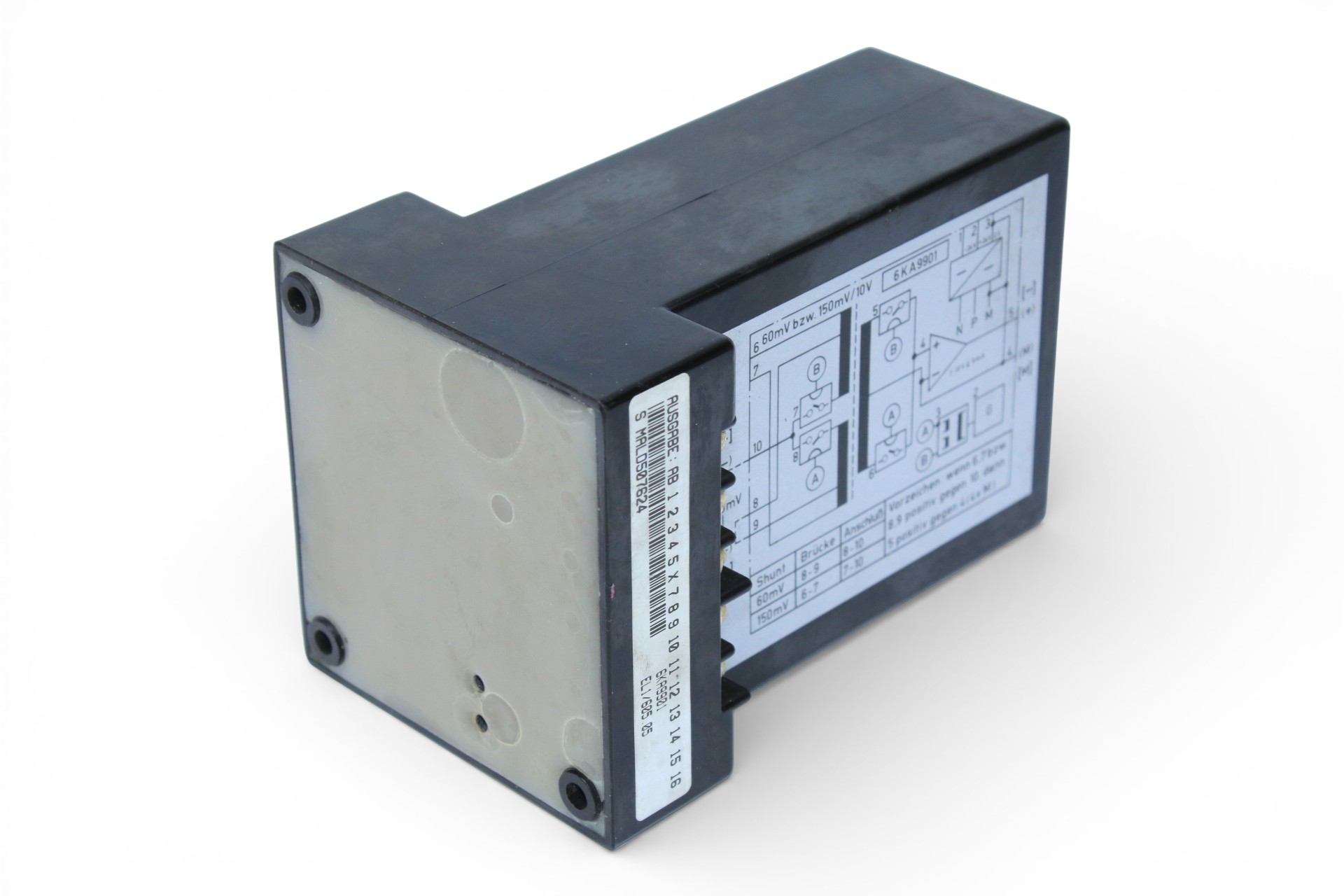 SIEMENS 6KA9901 TRANSDUCER DIRECT CURRENT TRANSDUCER EL1/605.05 - Image 6