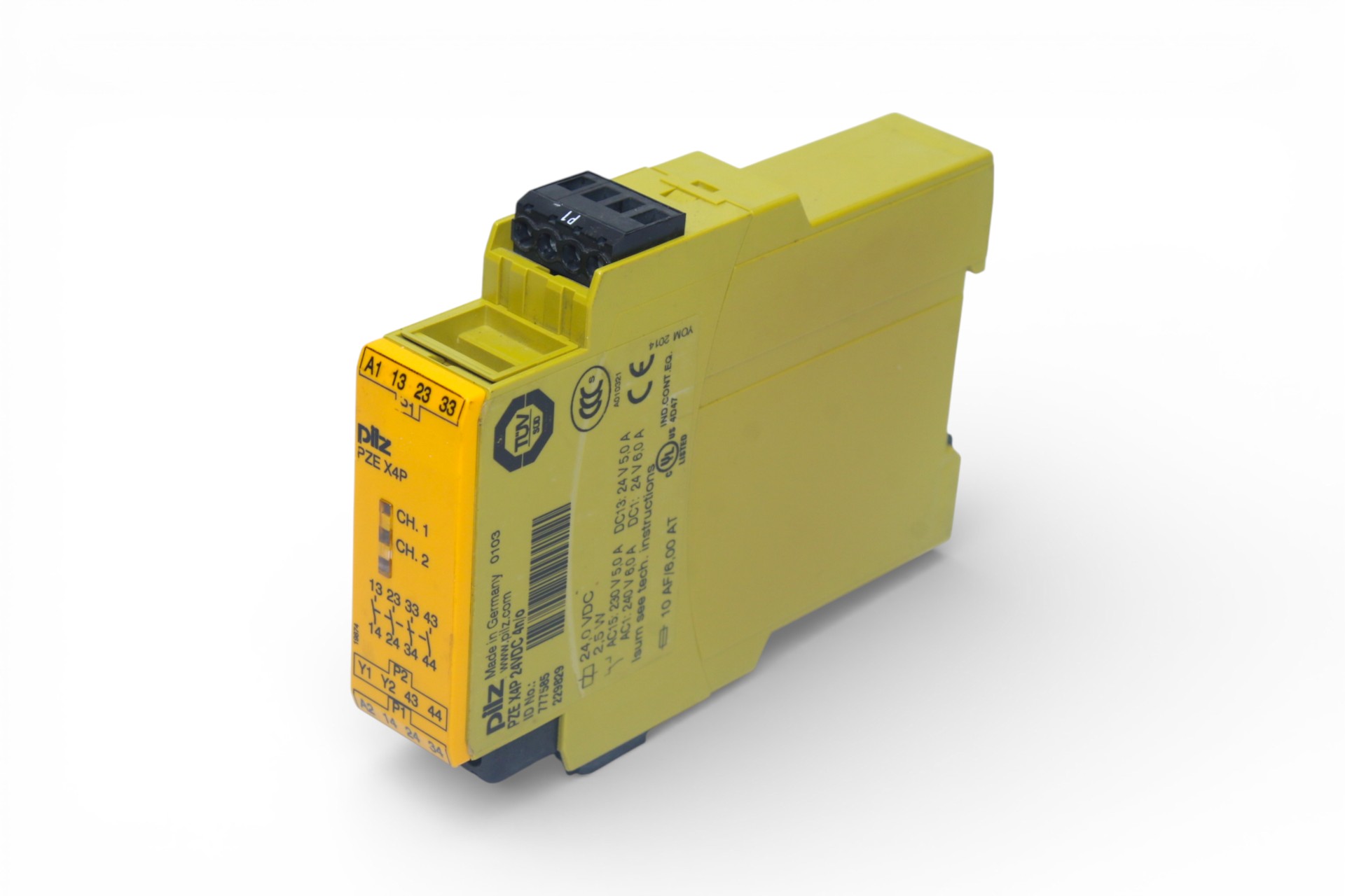 Pilz PZE X4P 24VDC 4n/o Safety Relay 777585