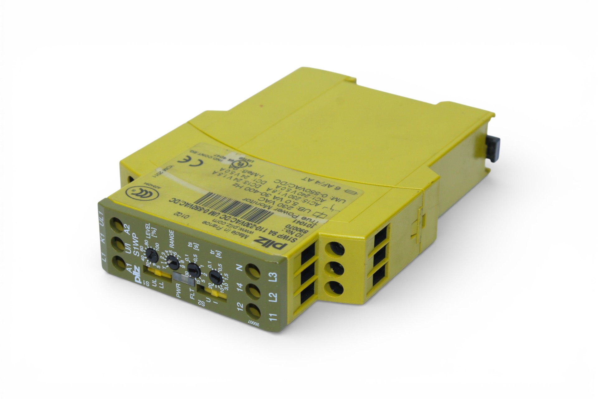 Pilz S1WP 9A 110-230VAC/DC UM 0-550VAC/DC TIME MONITORING 890070 - Image 5