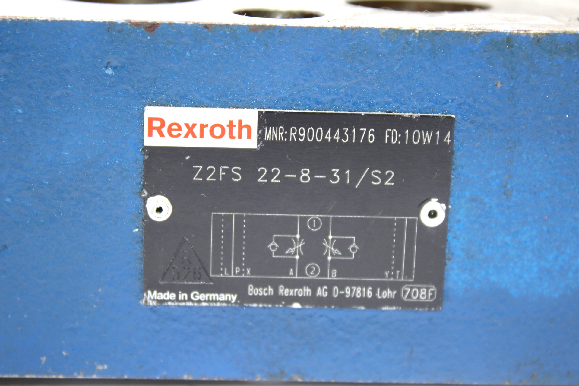 REXROTH R900443176 THROTTLE CHECK VALVE Z2FS22-8-31/S2 - Image 2