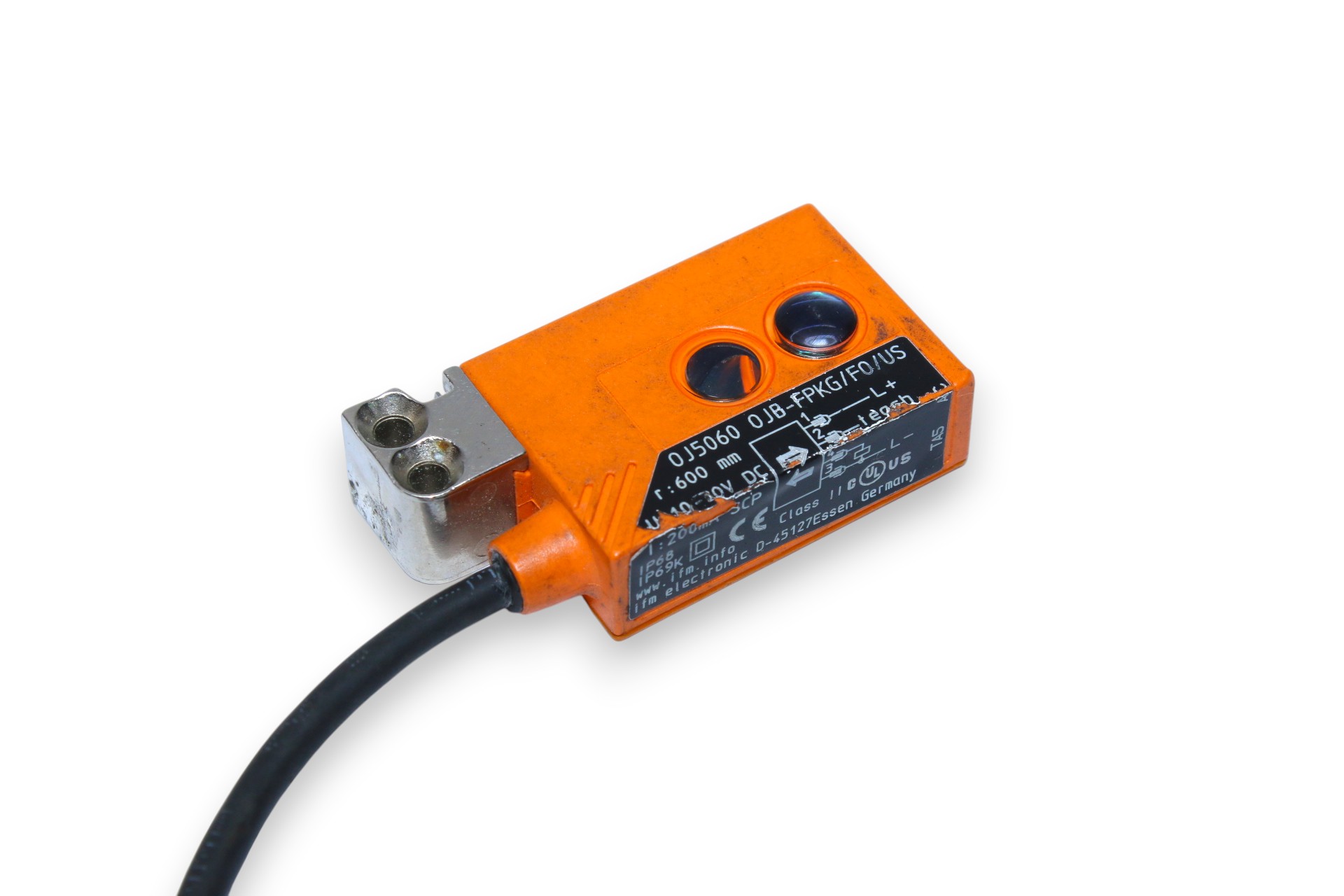 IFM OJ5060 Diffuse Reflection Sensor OJB-FPKG/FO/0,15M/US - JA Jordan ...