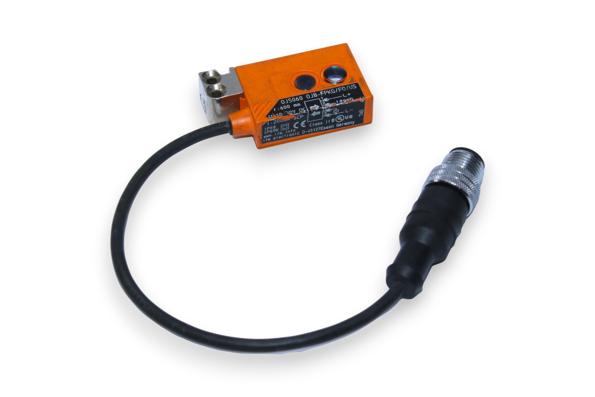 IFM OJ5060 Diffuse Reflection Sensor OJB-FPKG/FO/0,15M/US - JA Jordan ...