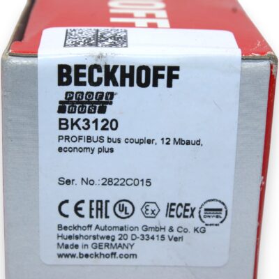 BECKHOFF BK3120 PROFIBUS PLUS BUS COUPLER