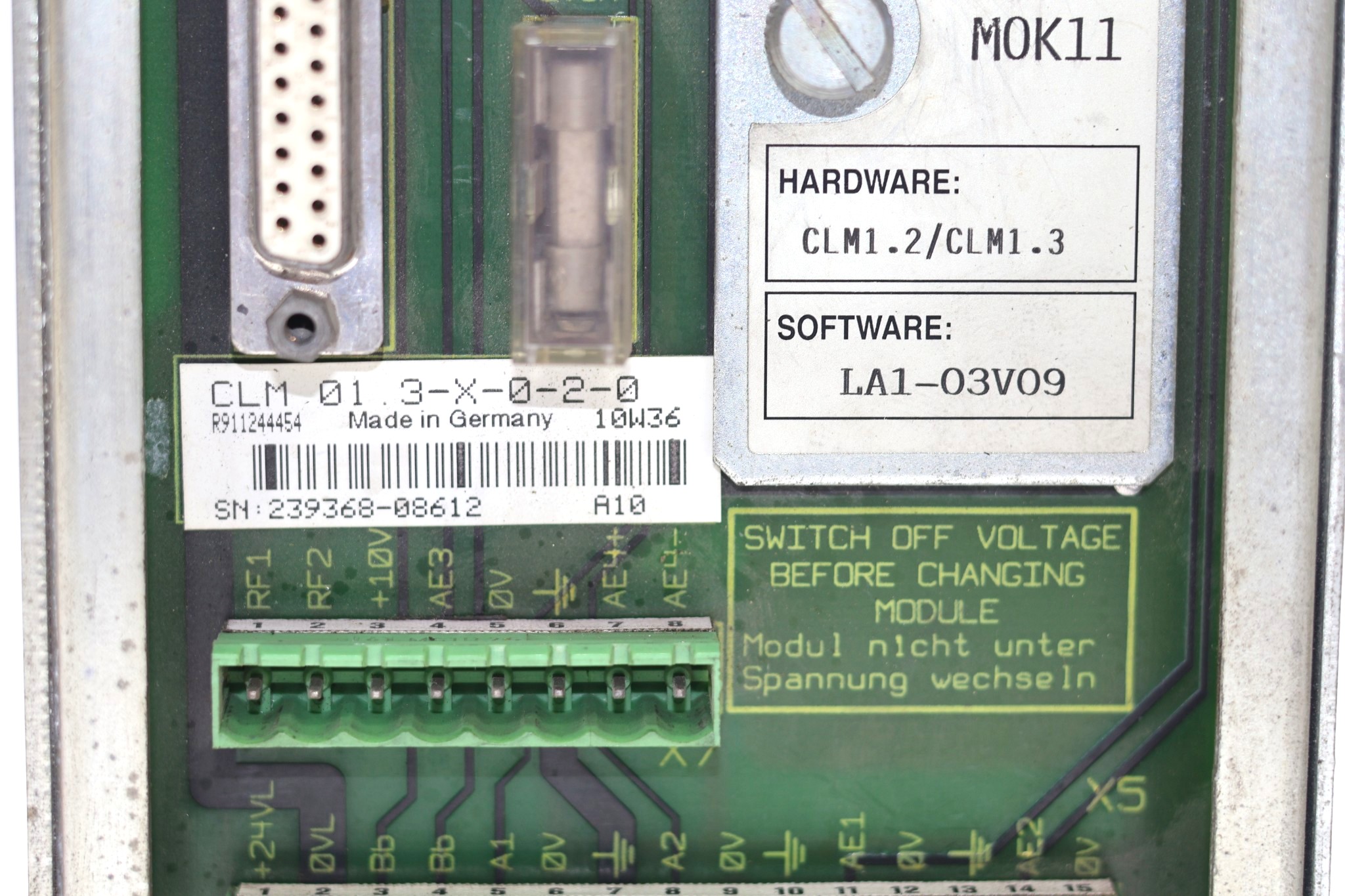 INDRAMAT CLM 01.3-X-0-2-0 POSITIONING CONTROL UNIT - Image 2