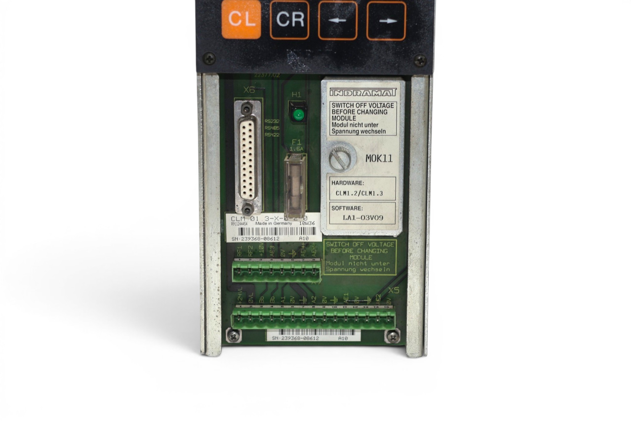 INDRAMAT CLM 01.3-X-0-2-0 POSITIONING CONTROL UNIT - Image 3