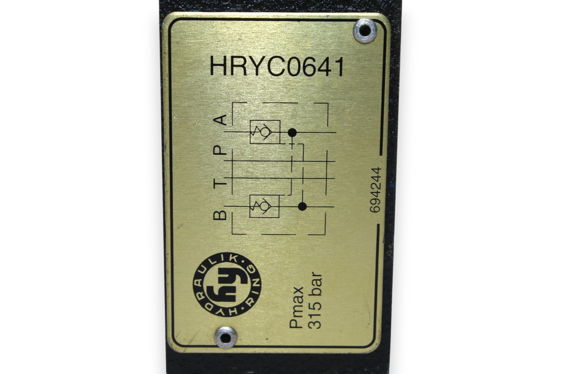 HYDRAULIK RING HRYC0641 CONTROL VALVE - Image 2