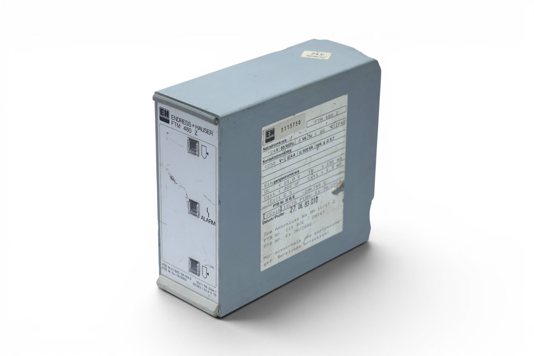 Endress+Hauser FTM 480 Z VIBRATION LIMIT SWITCH